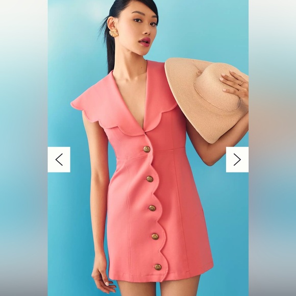 Maeve Dresses & Skirts - Maeve Scalloped Buttondown Dress 🌸